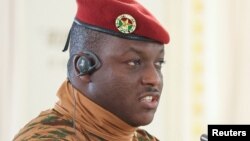 Le président de la transition du Burkina Faso, Ibrahim Traoré, au sommet Russie-Afrique à Saint-Pétersbourg, en Russie, le 29 juillet 2023.