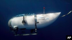 اوشن گیٹ کی جانب سے جاری کی جانے والی ٹائیٹن کی تصویر۔ 20 جون 2023