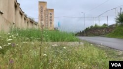 FILE - Residents are protesting against a planned chemical waste reservoir in the Soyudlu village of the Gadabay district in Azerbaijan.