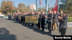 اعتراضات بازنشستگان شرکت مخابرات، تبریز، دوشنبه ۲۲ آبان ۱۴۰۲