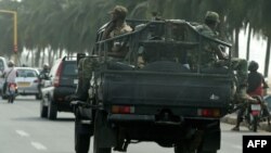 Dans le pays, les manifestations de rues sont interdites depuis 2022, après une attaque au grand marché de Lomé au cours de laquelle un gendarme a été tué. (Photo by PIUS UTOMI EKPEI / AFP)