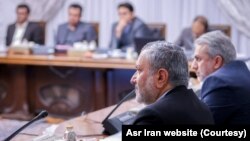 صولت مرتضوی، وزیر تعاون، کار و رفاه اجتماعی، در نشست شورای عالی کار. آرشیو