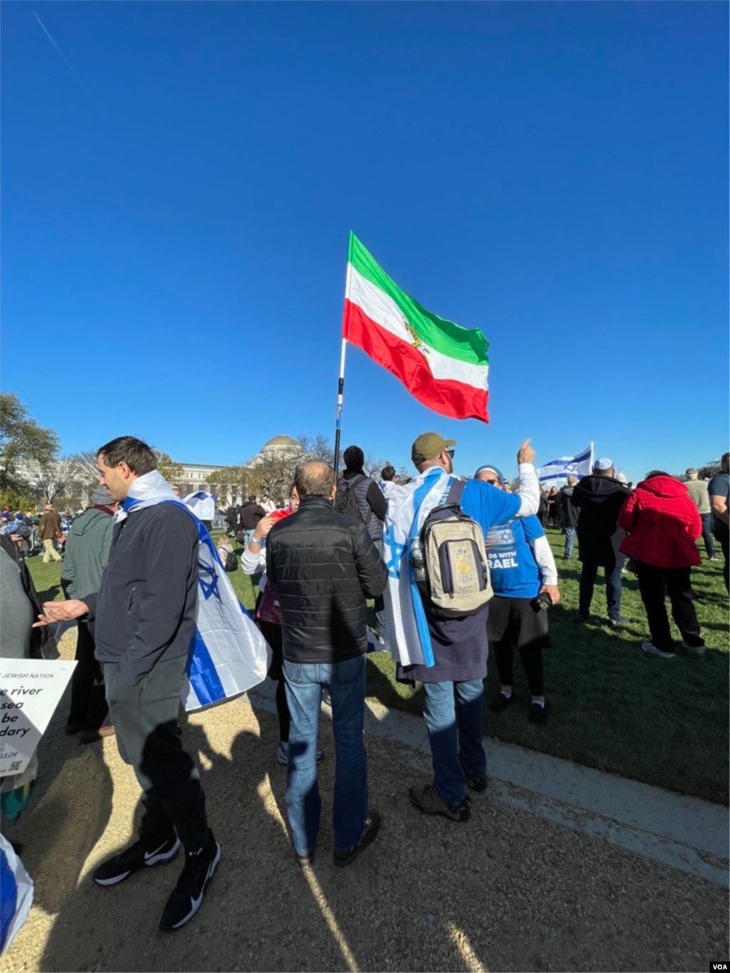 آلبوم عکس ـ راهپیمایی حمایت از اسرائیل در واشنگتن دی&zwnj;سی، سه&zwnj;شنبه ۲۳ آبان ۱۴۰۲