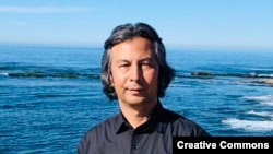 Uyghur poet, filmmaker, and activist Tahir Hamut Izgil is seen in this undated photo.