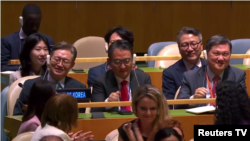 6일 뉴욕 유엔 본부에서 열린 총회에서 한국과 알제리, 시에라리온, 가이아나, 슬로베니아 등 5개국이 안보리 비상임이사국에 선출됐다.