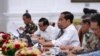 Presiden Joko Widodo memimpin rapat terbatas soal IEU-CEPA pada 13 Juli 2023 lalu (courtesy: Setpres RI).