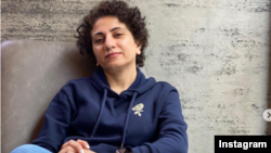 FILE - Iranian activist Fariba Balouch is seen in a photo posted to her Instagram on April 23, 2023.