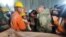 One of the trapped workers is checked out after he was rescued from a collapsed tunnel site in Uttarkashi in the northern state of Uttarakhand, India, Nov. 28, 2023. (Uttarkashi District Information Officer/handout via Reuters)