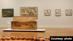 University of Michigan Museum of Art Director Christina Olsen said the audience will have a chance to learn about the "distinct cultural and political [significance] of Cambodia" through the exhibit on display until July 28, 2024. (Photo courtesy of UMMA)