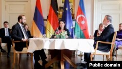 Azərbaycan, Ermənistan və Almaniya xarici işlər nazirləri üçtərəfli görüş keçirir.