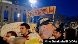 აქცია "არა რუსულ კანონს", საქართველოს პარლამენტის შენობა