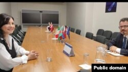 Peter Mixalko və Nigar Həzi (Mənbə: Sosial şəbəkə)