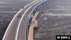 ভারতের দীর্ঘতম সেতু খুলে দেওয়া হল। ১২ জানুয়ারি, ২০২৪।