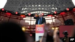 Brazilian President Luiz Inacio Lula Da Silva speaks during the Power Our Planet concert on the sideline of the Climate Finance conference in Paris, June 22, 2023.