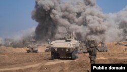 تانک‌ها و سربازان اسرائیلی در غزه - سه‌شنبه ۱۶ آبان ۱۴۰۱. عکس اختصاصی ارتش اسرائیل
