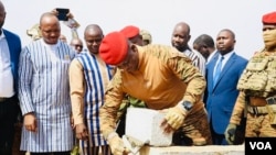 Le Capitaine Ibrahim Traoré, le 26 novembre 2023 (VOA/Lamine Traoré)