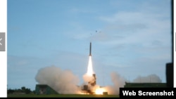 台湾天弓三型防空飞弹（国家中山科学研究院网站截图）