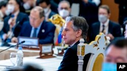 토니 블링컨 미국 국무장관이 지난해 8월 캄보디아 프놈펜에서 열린 동아시아 외무장관 회의에 참석했다.