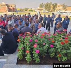 تجمع کارکنان نفت و گاز در آغاجاری