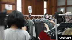 Gaya hidup peduli lingkungan lewat fesyen koleksi Abhati Studio, Yogyakarta. (Courtesy: Abhati)
