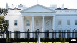 FILE - The White House is seen in Washington. Both the White House and Pentagon on Tuesday announced the U.S. had information backing Israeli claims that Hamas was using Gaza’s Shifa Hospital to direct operations against Israel.