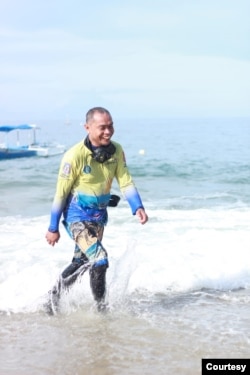 Sukirman Tilahunga -- Anggota Tim Monitoring Hiu Paus Gorontalo (Dokumentasi Pribadi)