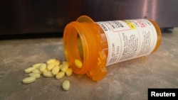 Annie England Noblin's 2.5 mg methotrexate medication is shown at her home in West Plains, Missouri on July 14, 2022. (Annie England Noblin/Handout via REUTERS)