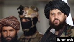 모하마드 야쿠브(오른쪽) 아프가니스탄 탈레반 정권 국방장관 (자료사진)