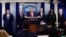 President Donald Trump speaks during a coronavirus task force briefing at the White House, March 22, 2020, in Washington. 