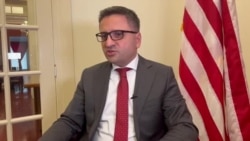 Интервју со министерот за финансии Фатмир Бесими за време на годишните средби на ММФ и Светската банка во Вашингтон. 