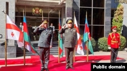 Kərim Vəliyev və Giorgi Matiaşvili (Rəsmi foto)