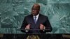Le président de la RDC, Félix Tshisekedi, à l'Assemblée générale de l'ONU à New York, le 20 septembre 2022. 