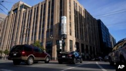 Twitter headquarters in San Francisco is pictured, Oct. 26, 2022. A court has given Elon Musk until Friday to close his April agreement to acquire the company after he earlier tried to back out of the deal. 