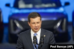 FILE - Menteri Transportasi AS, Pete Buttigieg, 14 September 2022. (AP/Paul Sancya)