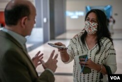 Isabel Mercado, journalist for El Sol de Tijuana. (Miguel Cervantes Sahagun/VOA)