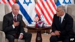 ولسمشر بایډن د اسرائیل له صدراعظم لاپیډ سره