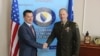 Generalpukovnik John Stephen Kolasheski i zamjenik ministra odbrane BiH Mijo Krešić