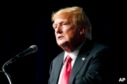 FILE - Former President Donald Trump speaks during an event July 8, 2022, in Las Vegas.