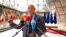 European Union foreign policy chief Josep Borrell speaks with the media as he arrives for a meeting of EU foreign ministers in Brussels, July 18, 2022. 