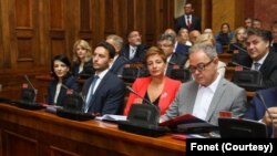 Opozicioni poslanici u Skupštini Srbije