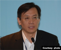 位于台北的台湾安全研究中心主任刘复国(照片提供:刘复国)