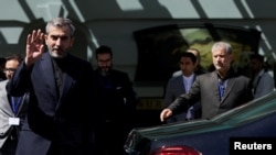 Iran's Chief Nuclear Negotiator Ali Bagheri Kani leaves the Palais Coburg, the venue where closed-door nuclear talks take place in Vienna, Austria, Aug. 4,2022.