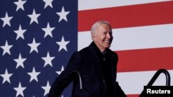 President Biden campaigns for Terry McAuliffe in Virginia