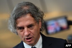 FILE - Slovenia's Prime Minister Robert Golob is pictured in Brussels, June 23, 2022.