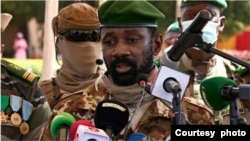 Le chef de la transition malienne, le colonel Assimi Goïta.