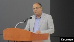 서울 유엔인권최고대표사무소(OHCHR-Seoul) 이메쉬 포카렐 소장이 30일 열린 '청년 활동가 북한 강제실종 캠페인 브리핑' 행사에서 발언하고 있다. 사진 = 북한인권시민연합(NKHR) 제공.