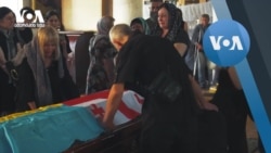 ქართველ მებრძოლს უკრაინაში გამოეთხოვნენ