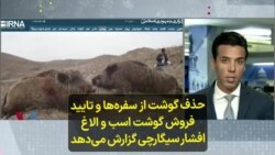 حذف گوشت از سفره‌ها و تایید فروش گوشت اسب و الاغ؛ افشار سیگارچی گزارش می‌دهد