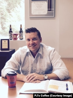 Ryan Stansbury of PJ's Coffee.