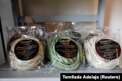 Gluten free pasta products of Aldente Africa are seen on display at their production kitchen in Ikoyi, Lagos, Nigeria June 21, 2022.